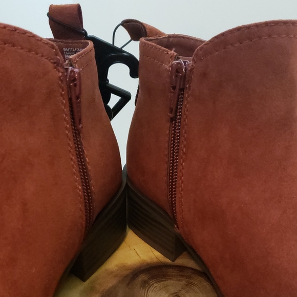 Rust Suede Boots - Picture 2 of 5